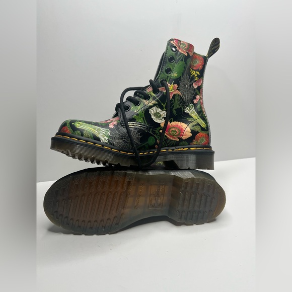 RARE Dr Martens 1460 Pascal Wild Botanics Floral Boots - Picture 5 of 10